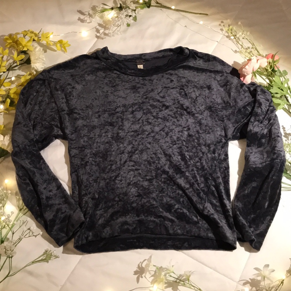 Fuzzy Free People Crop Sweater